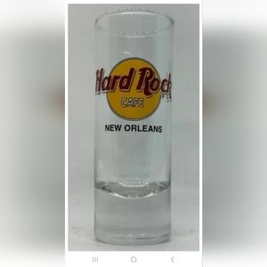 Hard Rock Cafe New Orleans  4" Tall Shot Glass  Black lettering